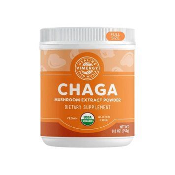 Vimergy Грибы Чага Chaga Mushroom Extract Powder 250 г 9 фото