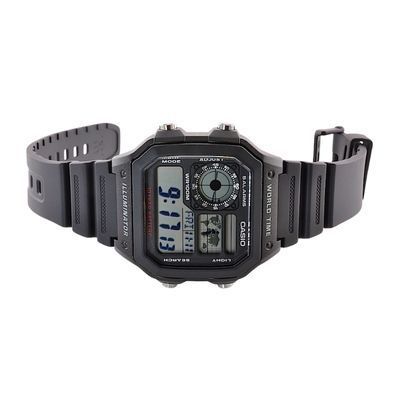 Casio Collection Standard Digital World Time AE-1200WH-1CVEF 69 фото